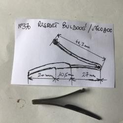 VENDU PAR LE-CUIRASSIER N° 370 RESSORT D'ARMURERIE POUR REVOLVERS BULDOOG/VELODOOG