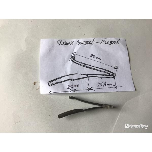 VENDU PAR LE-CUIRASSIER N 371 RESSORT D'ARMURERIE POUR REVOLVERS BULDOOG/VELODOOG