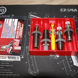 Jeux d'outil Deluxe 4 outils carbure 9x19 / 9mm Parabellum