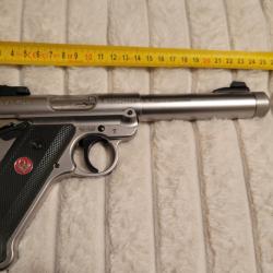 Ruger Mark IV inox fileté 22LR