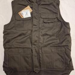 Gilet chaud multipoches Idaho vert travail, chasse, outdoor XL- HILMAR SUPER DESTOCK !
