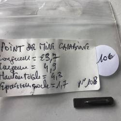VENDU PAR LE-CUIRASSIER N° 108 POINT DE MIRE DE CARABINE