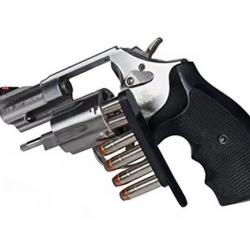 Speedloader 38 SP / WC - 357 Mag avec 6 cartouches amortisseurs (striploader)