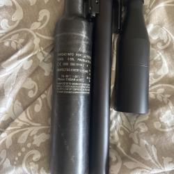 Bouteille fx airgun 580cc + kit de montage panthera, uniquement la bouteille et l'adaptateur.