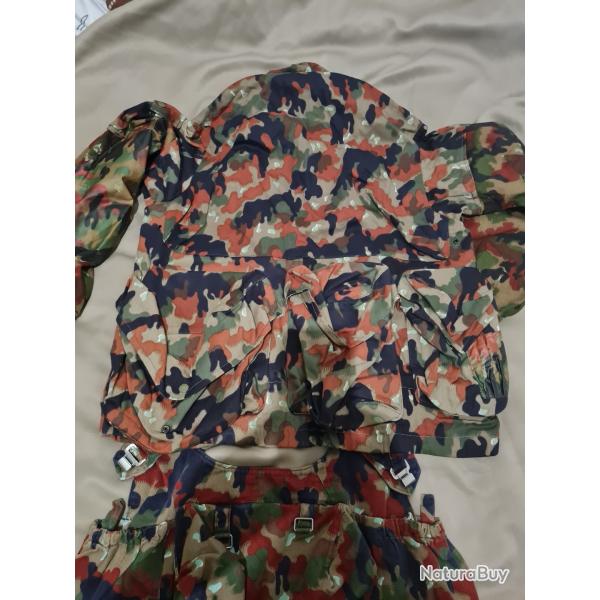 Veste avec musette intgr. Arme suisse 1974 T48 (L,XL)