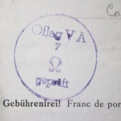 25.3.1941 correspondance prisonnier guerre document militaire