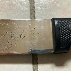 Longue machette Aguila Cornetta de incolma avec étui en cuir