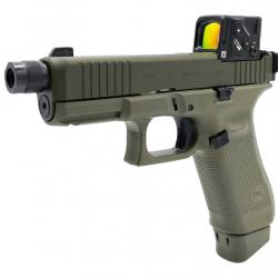 Glock - Pistolet GLOCK 45 A-Cut COA Gen 5 FS Fileté M13x1,5 - LH Edition Hunter  ODG- Cal 9mm