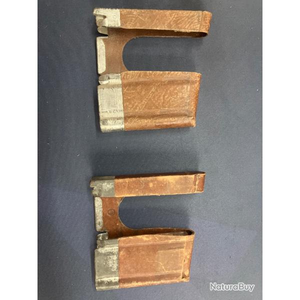 Lot de 2 clips, lame chargeur pour cartouches pour fusil carabine Suisse Rubin Schmidt 1889, 96/11,