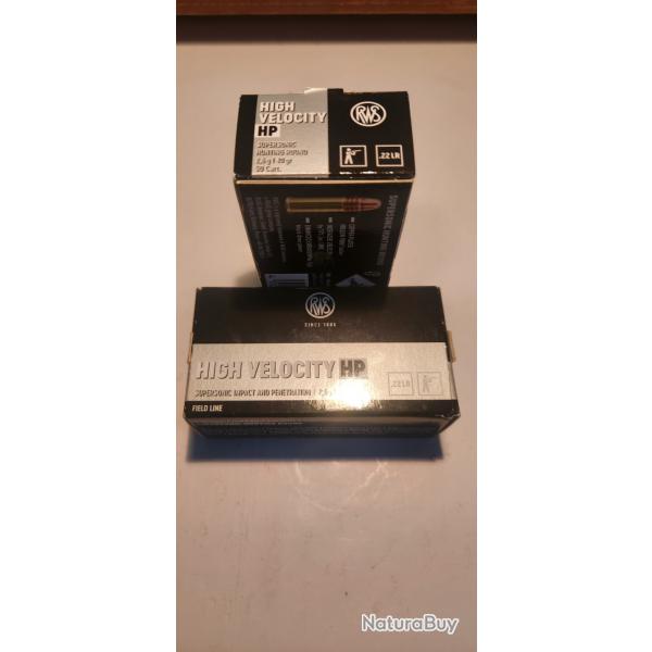 Munitions 22Lr RWS High Velocity HP