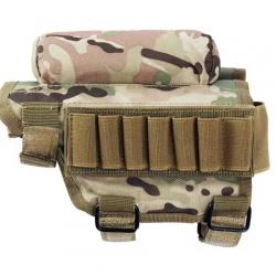 Repose Joue Militaire Tactique pour Fusil Ambidextre avec Porte-Munitions