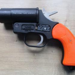 PISTOLET LANCE FUSEE MARINE US. OLIN- WINCHESTER.