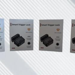 Vente flash ! 4x Verrou de pontet biométrique ! inclus 2 clés de secours