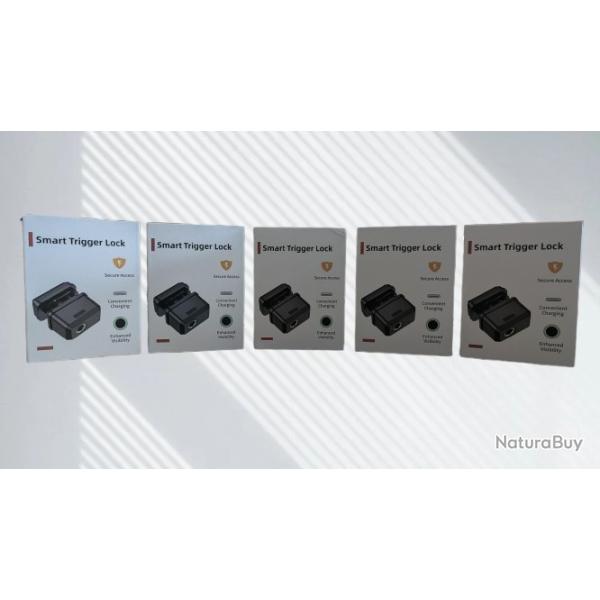 Vente flash ! 5x Verrou de pontet biomtrique ! inclus 2 cls de secours