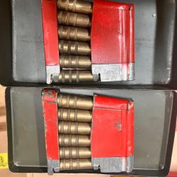 Munition de manipulation de l'armée suisse GP11 x 5 avec son clip lame tout d'origine !