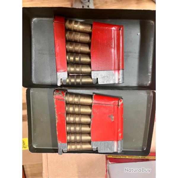 Munition de manipulation de l'arme suisse GP11 x 5 avec son clip lame tout d'origine !