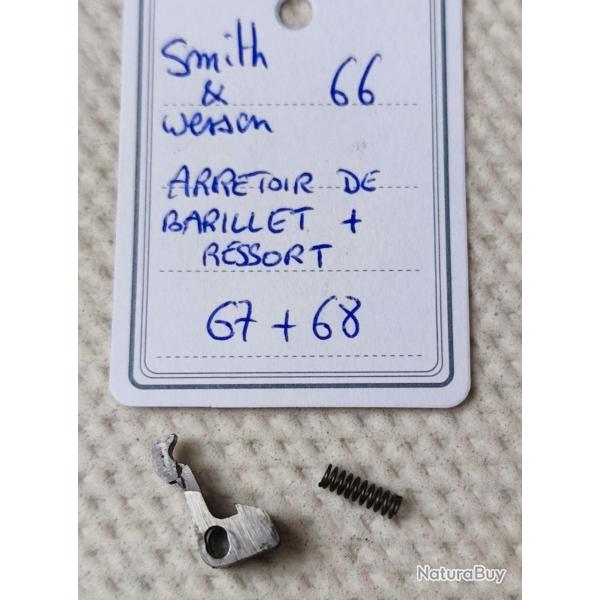 PICE SMITH & WESSON MOD 66 - K FRAME - ARRETOIR DE BARILLET + RESSORT