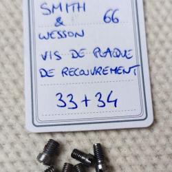 PIÈCE SMITH & WESSON MOD 66 - K FRAME - VIS DE PLAQUE DE RECOUVREMENT
