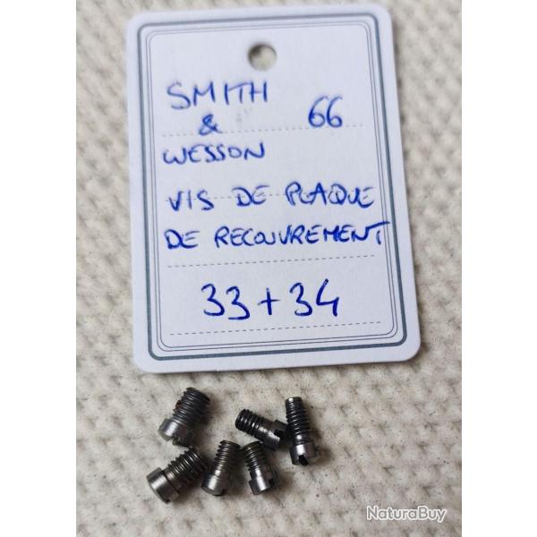PICE SMITH & WESSON MOD 66 - K FRAME - VIS DE PLAQUE DE RECOUVREMENT