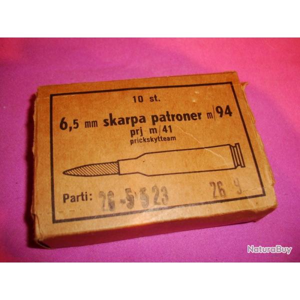 BOITE NON OUVERTE DE DEUX LAMES DE 6.5 MOD 1894 COLLECTOR