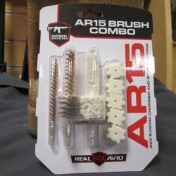 KIT Brosse de nettoyage  pour baguette AR 15 de REAL AVID