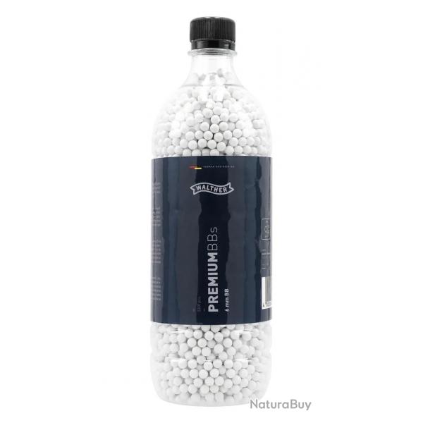 Billes pour arme BB Walther - Blanche - 6 mm 0,2g x5000