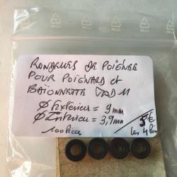 VENDU PAR LE-CUIRASSIER LOT DE 4 RONDELLES POUR POIGNÉES DE POIGNARDS OU BAÏONNETTE