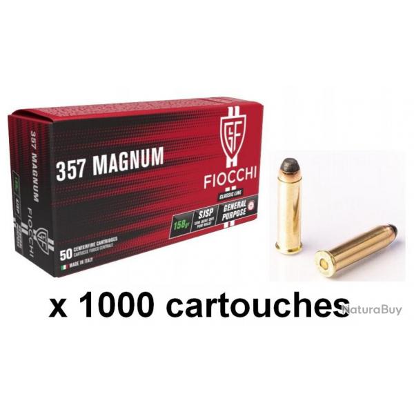 FIOCCHI cal.357 Magnum SJSP /1000