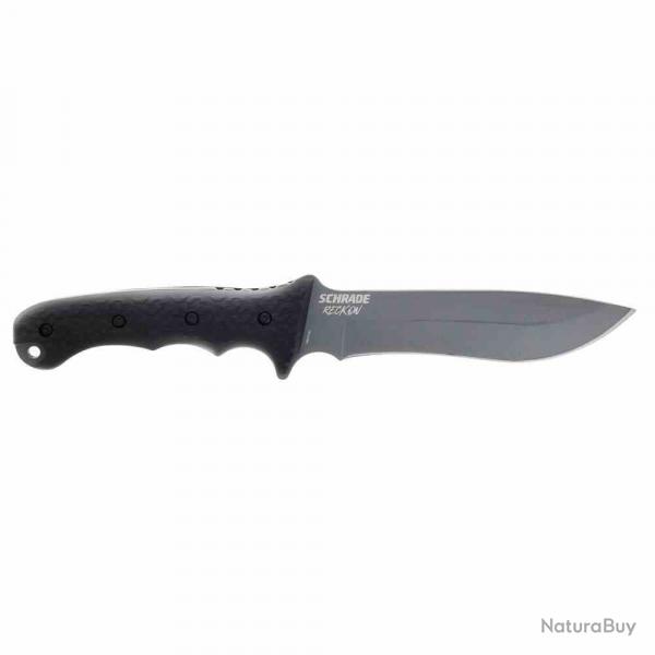 Couteau Schrade Reckon Recurve Lame Acier AUS-8 Manche Abs Noir tui Moul SCH1182522