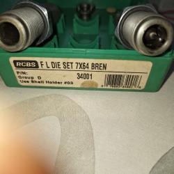 RCBS jeu d outils occasion 7x64 +sh vendu par poudrenoirepro
