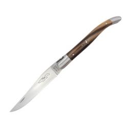Couteau pliant TMC Laguiole 1 pièce manche Corne THLA1CF