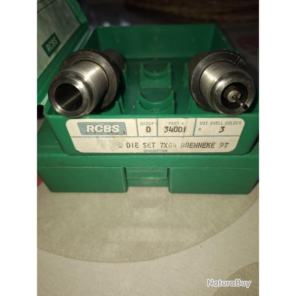 RCBS jeu d outil occasion 7x64 vendu par poudrenoirepro
