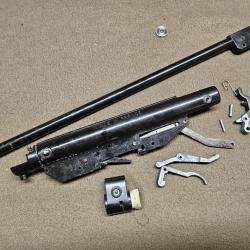 Lot de pièces détachées de carabine Manu armes st Étienne calibre 4.5 mm à air comprimé
