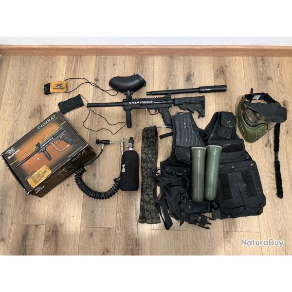 Paintball BT4 Combat + accessoires