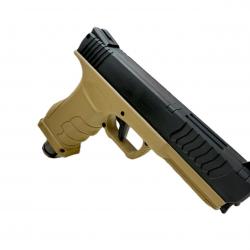 Nouveau GS50 Dual Tone Tactical Finition Noire & Tan Cal.50 CO2 Pistolet Défense Haut de Gamme 17 J