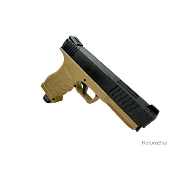 Nouveau GS50 Dual Tone Tactical Finition Noire & Tan Cal.50 CO2 Pistolet Dfense Haut de Gamme 17 J