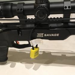 CARABINE 22 SAVAGE B22 PRECISION DE 2023 + BIPIED + COLLIERS + LUNETTE VORTEX VENOM + CHARGEUR SUPP