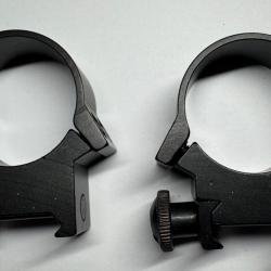 Colliers de montage pour lunette 30mm - Rail Picatinny/Weaver (A1123-30)