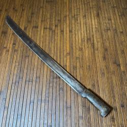 MACHETTE SCHÜRHOFF HERMANOS GEVELSBERG N-22 SOLINGEN GUERRE DE CUBA 1890 XlX ÉME siècle