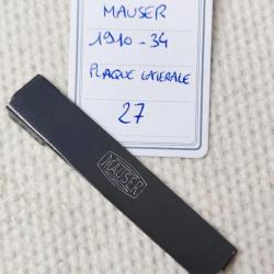 PIÈCE MAUSER MOD. 1910-34 - PLAQUE LATERALE