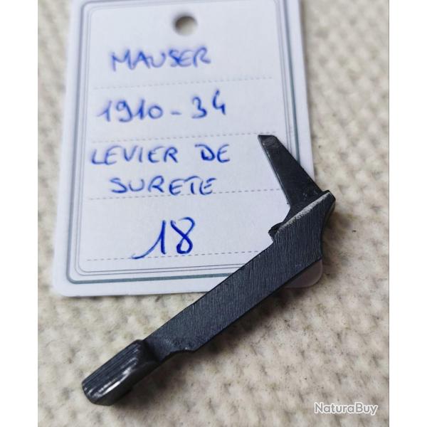 PICE MAUSER MOD. 1910-34 - LEVIER DE SURETE