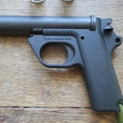 EXCEPTIONNEL PISTOLET LANCE FUSÉE ALLEMAND H&K, DESTINÉ À L'ARMÉE SUISSE DES ANNÉES '70, COMME NEUF!