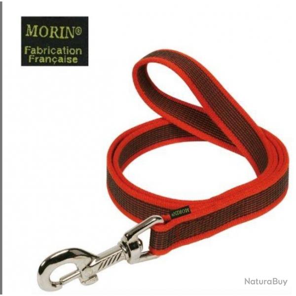 Laisse gomme avec poignée - Rouge