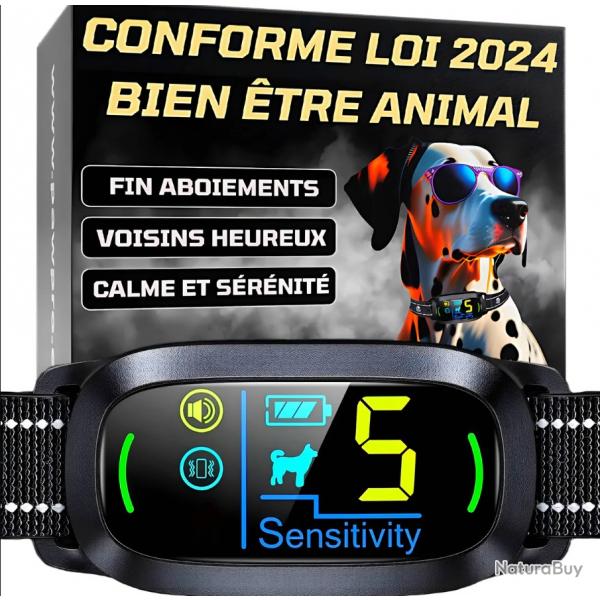 Collier Anti-Aboiement Conforme Nouvelle Loi - Modle ALPHA2