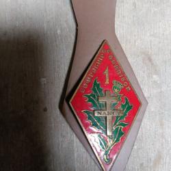 INSIGNE 1° Compagnie de Garnison, NANCY, émail
