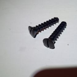 Militaria Allemand WW1 / WW2 2x Vis Plaque de Couche Mauser G98 / 98k / Export