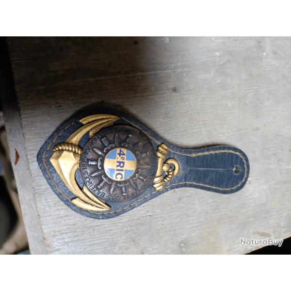 Pucelle Insigne 4 e RIC. Rgiment Infanterie Coloniale Algrie