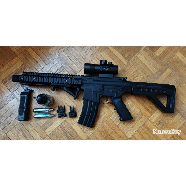 Carabine DPMS SBR CO2 Full Auto 4.5mm BBs