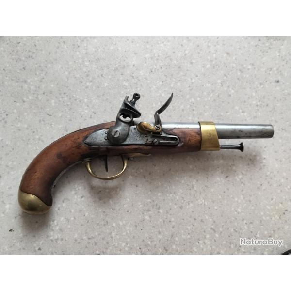 PISTOLET DE CAVALERIE, modèle An XIII, DE LA MANUFACTURE IMPÉRIALE DE SAINT-ÉTIENNE, Premier Empire