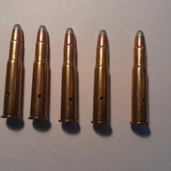 5  cartouches WINCHESTER  SUPER  SPEED  30-30 NEUTRALISEES